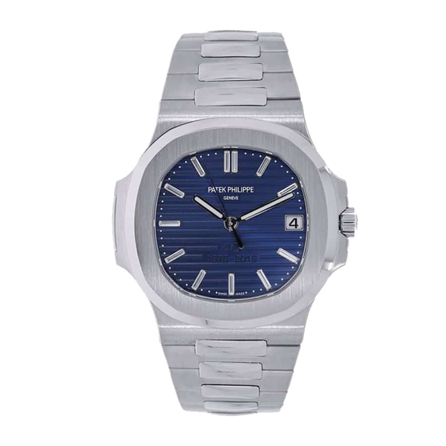 Patek Philippe Super Clone Nautilus Platinum Blue