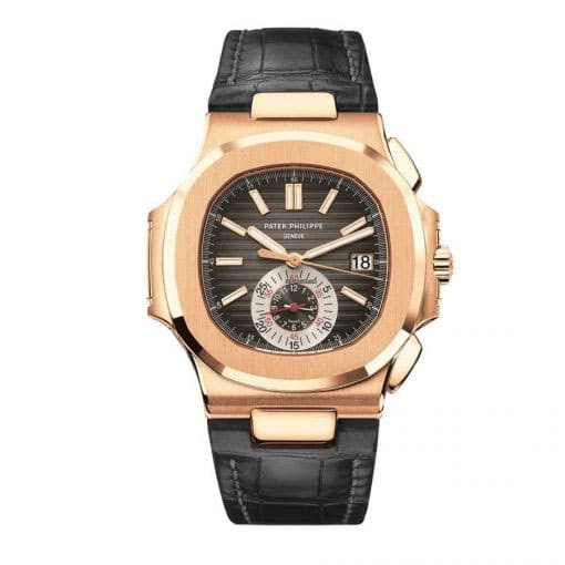 Patek Philippe Super Clone  Nautilus Rose Leather
