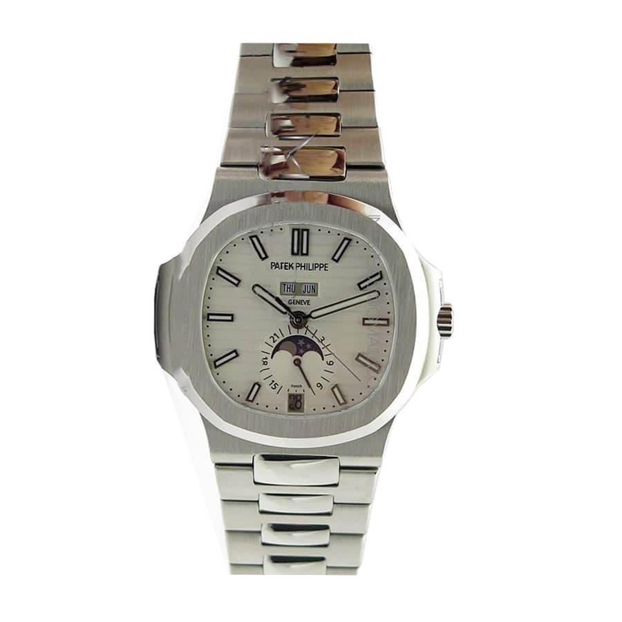 Patek Philippe Super Clone Nautilus White Dial