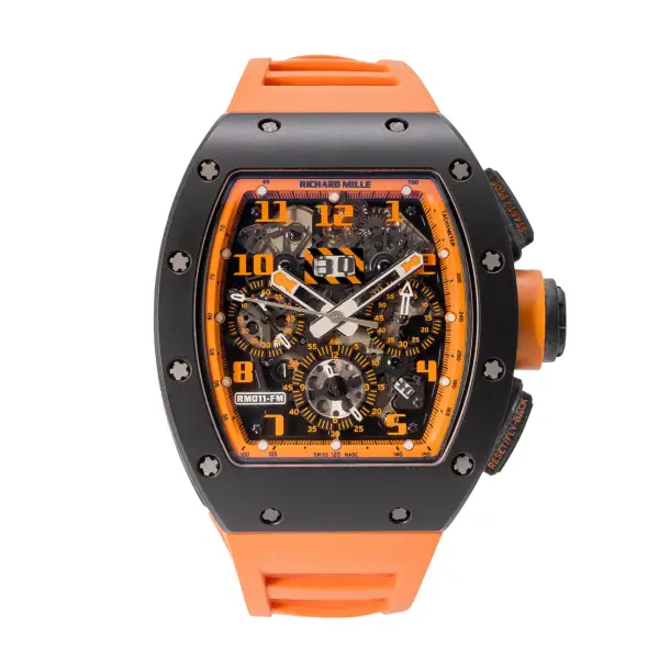 Richard Mille Super Clone Titanium Orange Storm