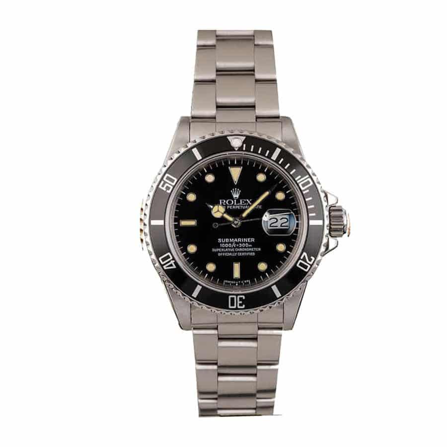 Rolex Submariner 16800 Super Clone : Vintage Steel Black Dial 40mm