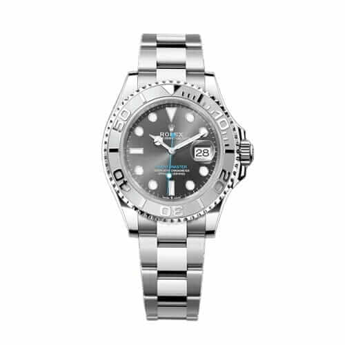 Rolex Yacht-Master 126622 Super Clone : Rolesium Platinum Bezel Rhodium Dial 40mm