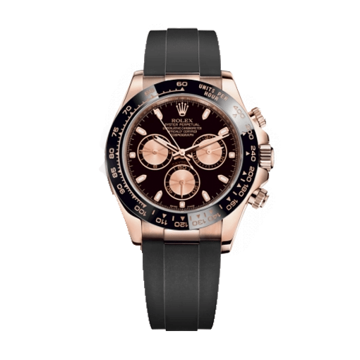Rolex Daytona 116515LN Super Clone: 40mm Everose Gold Black Dial