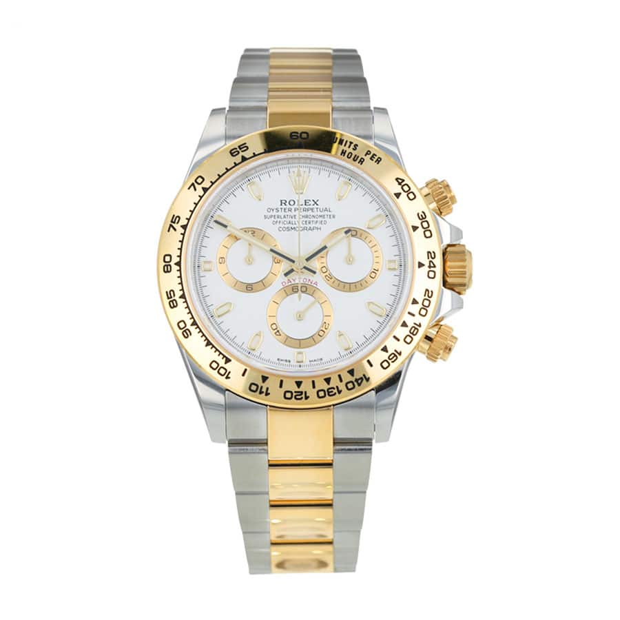 Rolex Daytona 16520 Super Clone: 40mm Steel White Floating Cosmograph Dial