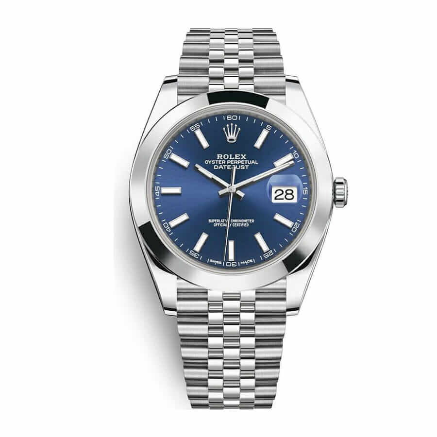 Rolex Datejust 41 126300 Super Clone: Steel Blue Dial 41mm