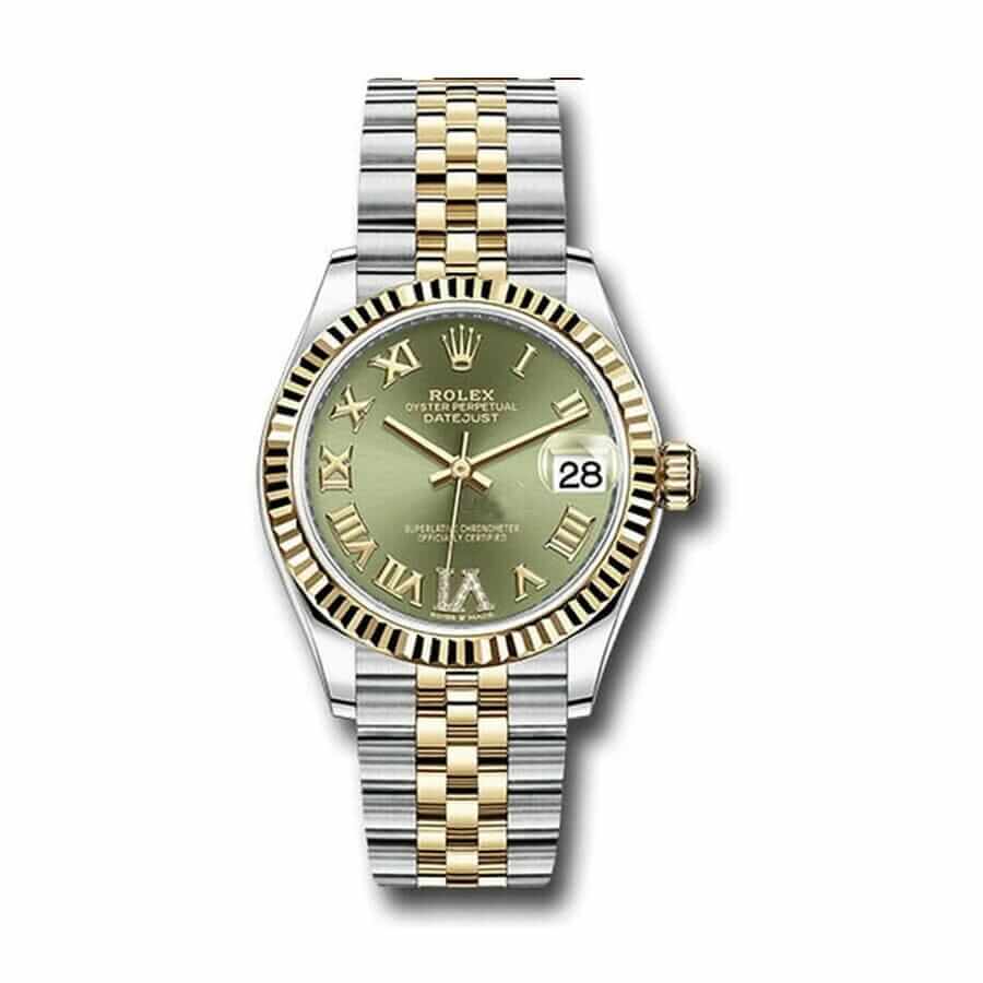 Rolex Datejust 41 126334 Super Clone: Steel Green Dial Jubilee 41mm