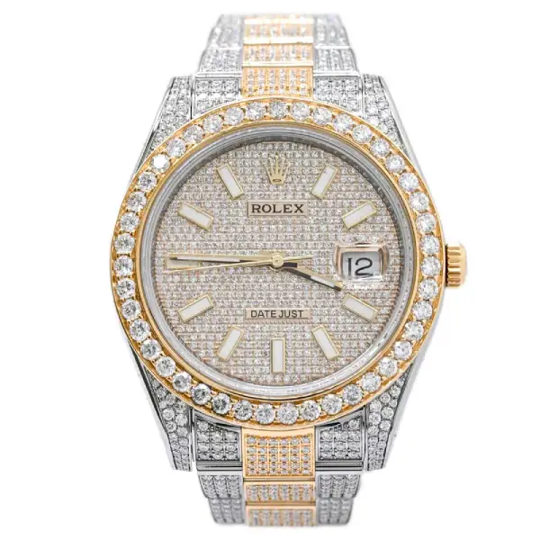 Rolex Datejust 36 126238 Super Clone : Yellow Gold Fluted Bezel Champagne Dial