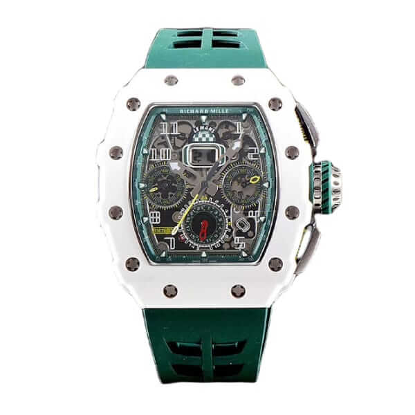 Richard Mille RM 011-03 Super Clone Yashil : Yas Marina Flyback Chronograph